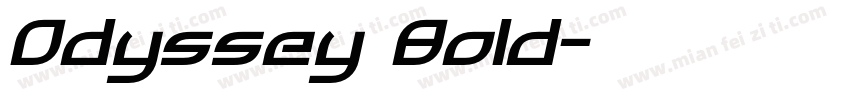 Odyssey Bold字体转换